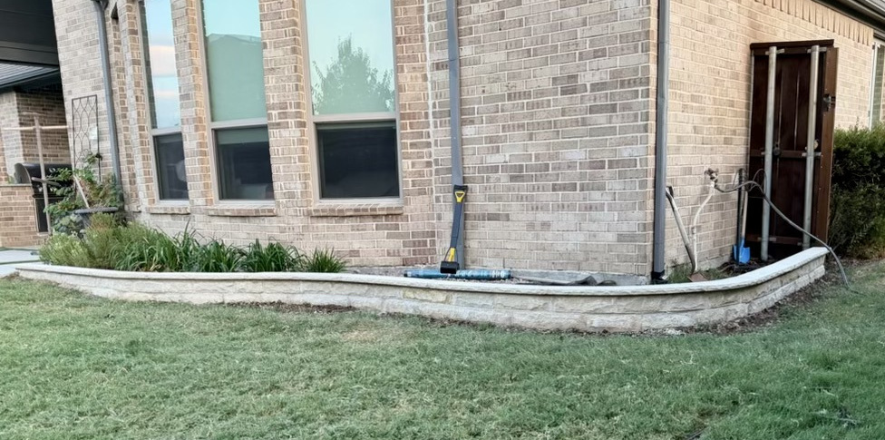 yard after landscaping